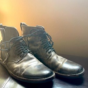 John Varvatos Leather Boot